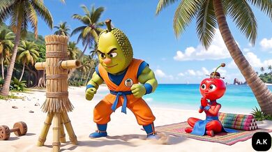 Cosplay Fantasy: Island Master's House Becomes Scene for Intense Pleasure Ultimate Saiyan-Like Sensation Blonde Demands Every Inch from Her Warrior