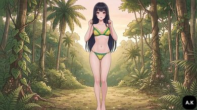 Sensual Forest Trail Anime Girl Dances Sensually for Fan Then Has Passionate Sex in the Middle of the Woods After Trail While Moaning anal porno