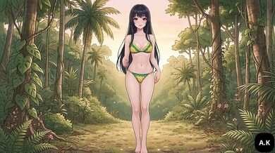 Sensual Forest Trail Anime Girl Dances Sensually for Fan Then Has Passionate Sex in the Middle of the Woods After Trail While Moaning anal porno