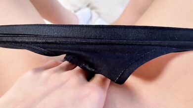 My wet pussy from the first person, wet panties from ovulation mucus