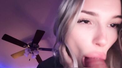 dumb blonde cant stop drooling