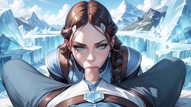 Katara was caught masturbating and squirting and then fucked hard in the ass.
