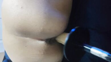 Petite pussy begged doggystyle till cum burst