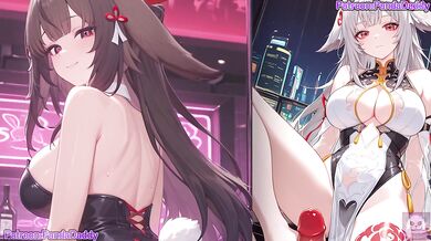 Zenless Zone Zero bunny suit hentai - big tits Ye Shunguang Bunny Suit Blow Job for her boss hentai by PandaDaddy