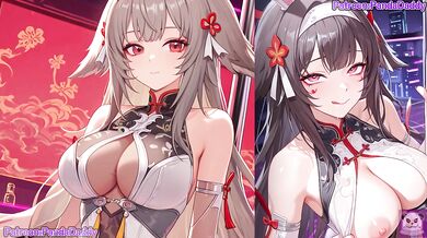 Zenless Zone Zero bunny suit hentai - big tits Ye Shunguang Bunny Suit Blow Job for her boss hentai by PandaDaddy