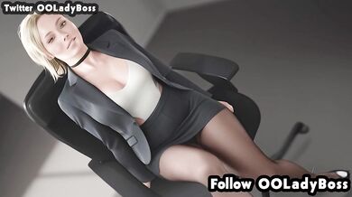 Grace Ashcroft blow job for her boss Part B hentai anime from Resident Evil 9 by ooladyboss