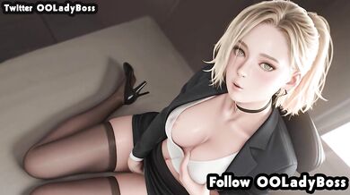 Grace Ashcroft blow job for her boss Part B hentai anime from Resident Evil 9 by ooladyboss