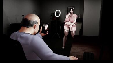 3D BBW fat girl got fucked so hard by big old cock and squirting a lot