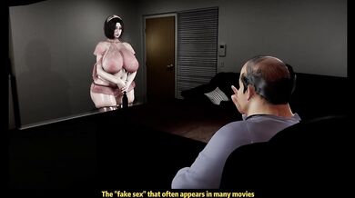 3D BBW fat girl got fucked so hard by big old cock and squirting a lot