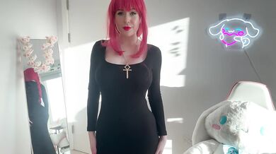 WHITE LATEX MAKIMA NUN Cosplay