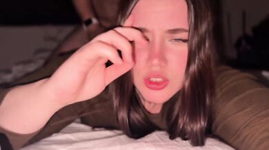 Real sex with a very beautiful brunette girl. Big tits and ass