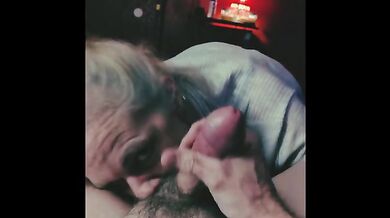 My Little Slut Wife Sucks Thick Cock