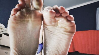 Oiled Feet ASMR | Slow Sole POV & Deep Whisper Tease
