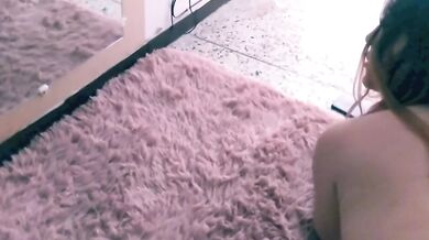She loves to be fucked in front of the mirror and then send the video to her boyfriend
