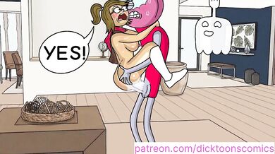 Everyone has fucked Eileen except Benson - regular show cartoon parody