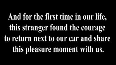 Blowjob in car - we got caught and watched by stranger voyeur