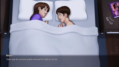 Making love to stepmom under the covers - summertime saga
