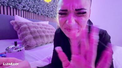 Caught Me Smoking… Turned Into a Sloppy Blowjob POV