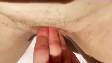 4K - Multiple orgasms with squirting from this German woman masturbating POVafter job so horny
