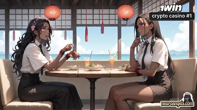 The hot encounter inbetween 2 dark-hued queens at the tropical cafe was the hottest XXX!