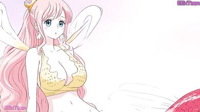 One Piece Hentai Anime - Big Tits Shirahoshi Blow Job Hentai by eextoon