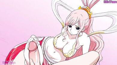 One Piece Hentai Anime - Big Tits Shirahoshi Blow Job Hentai by eextoon