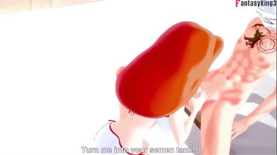 Jessica Rabbit bikini blowjob | Full & POV on patreon: Fantasyking3