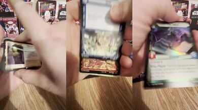 Nerd Opening Some Packs of Star Wars Unlimited Trading Cards