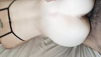 "it's in my eye!" fucking her in doggystyle POV missionary & cumshot