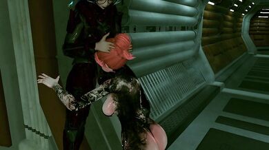 Alien Isolation - A Slutty Monster Girl Takes A Monster Cock (w/ Kareeda )