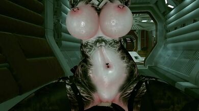 Alien Isolation - A Slutty Monster Girl Takes A Monster Cock (w/ Kareeda )