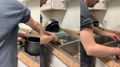 Your husband washes the dishes without you asking