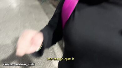 ¡Cita con un fan! tuvimos sexo en una casa abandonada hasta llenarme de semen - Lore Nishi