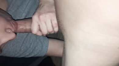 Amateur Hot Blonde Sucks Dick