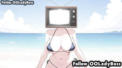 Skibidi Toilet tv woman Bikini blow job for her boss hentai anime from Skibidi Toilet by ooladyboss