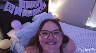 Birthday sex with ur first BBW pov sex