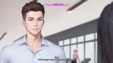 She dominates him on the wooden floor | Hentai uncensored (gameplay)