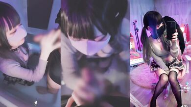 生理で超ムラムラしちゃったのでえっちな服着てTikT〇k踊って誘惑してからお風呂で心ゆくまでおチンポ堪能っ