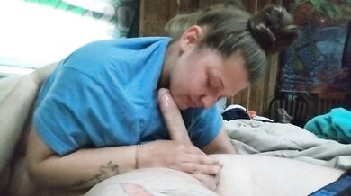 Deepthroat cum swallowed every last drop