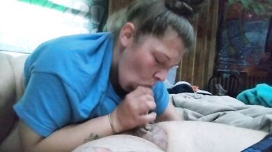 Deepthroat cum swallowed every last drop