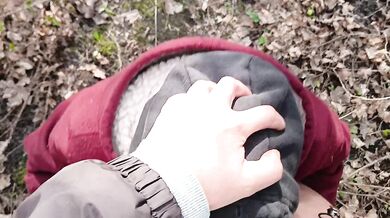 I fucked a stranger in the mouth in the forest while talking - Lesbian_illusion