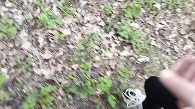 I fucked a stranger in the mouth in the forest while talking - Lesbian_illusion