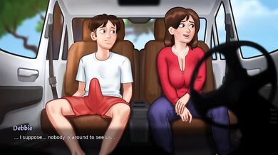 Sommertime saga | stepmom with sex un the my car in Gameplay