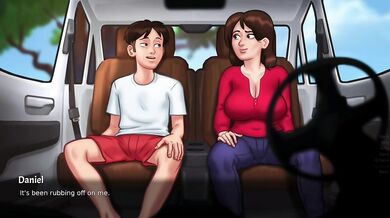 Sommertime saga | stepmom with sex un the my car in Gameplay
