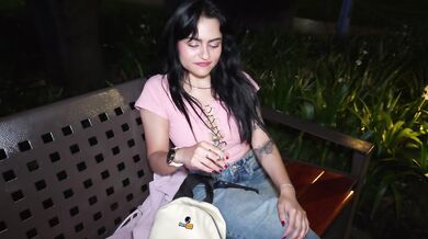 Amateur Public Pickup: Latina Fan With Pornhub Backpack Gives Deepthroat Blowjob & Gets Raw Creampie