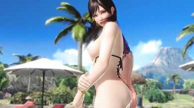 Dead or Alive Xtreme Venus Vacation Kokoro and Shandy Sunshine Plage One Piece Swimsuit Nude Mod Fanservice Appreciation