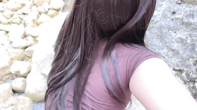 My Stepsister Gets really horny and Ask me to fuck her in the River.