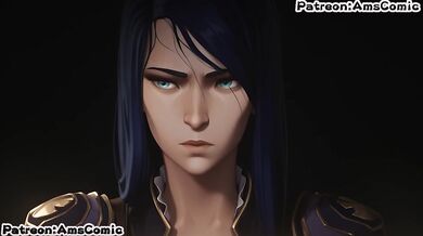 League Of Legends hentai ams animation - Caitly big tits blow job hentai by amscomic