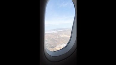 I couldn't hold back my arousal and went to masturbate in the airplane bathroom
