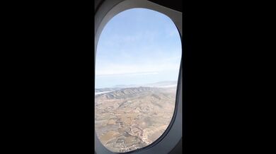 I couldn't hold back my arousal and went to masturbate in the airplane bathroom